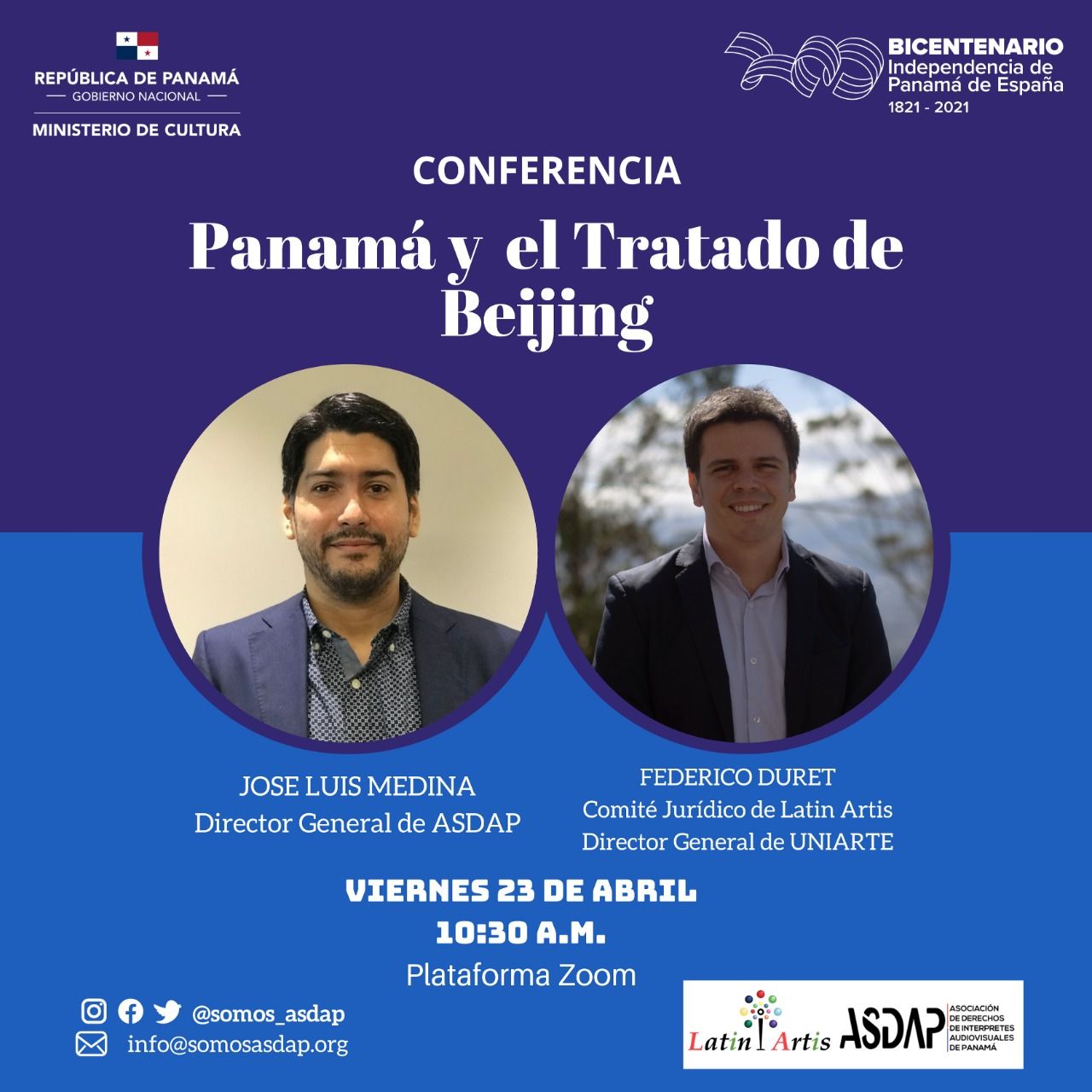 CONFERENCIA PANAMÁ Y EL TRATADO DE BEIJING